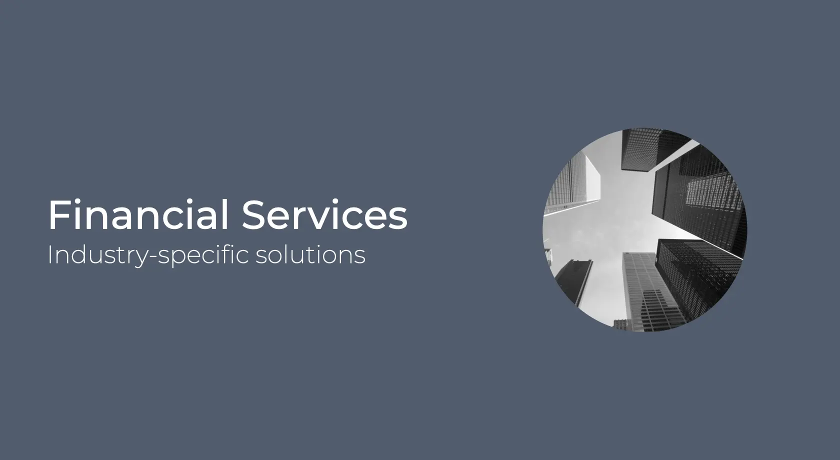 Financial Services | Industry